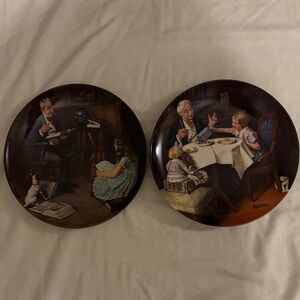 Norman Rockwell Heritage collection plates 8 & 9